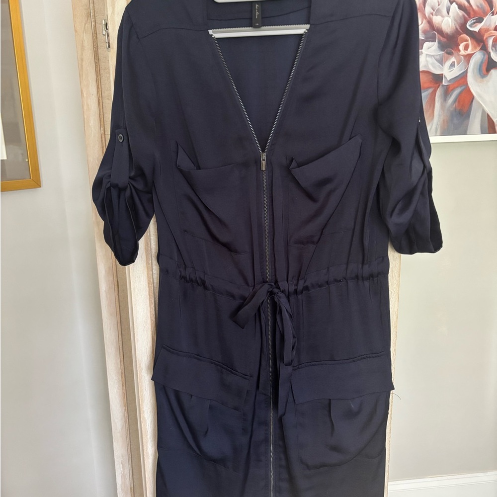 BCBGMaxAzria Navy Dress